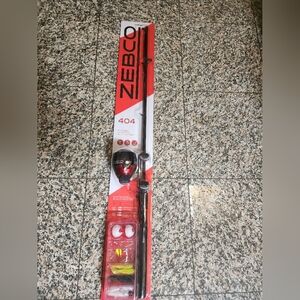 Zebco 404 Red and Black Fishing Rod Combo